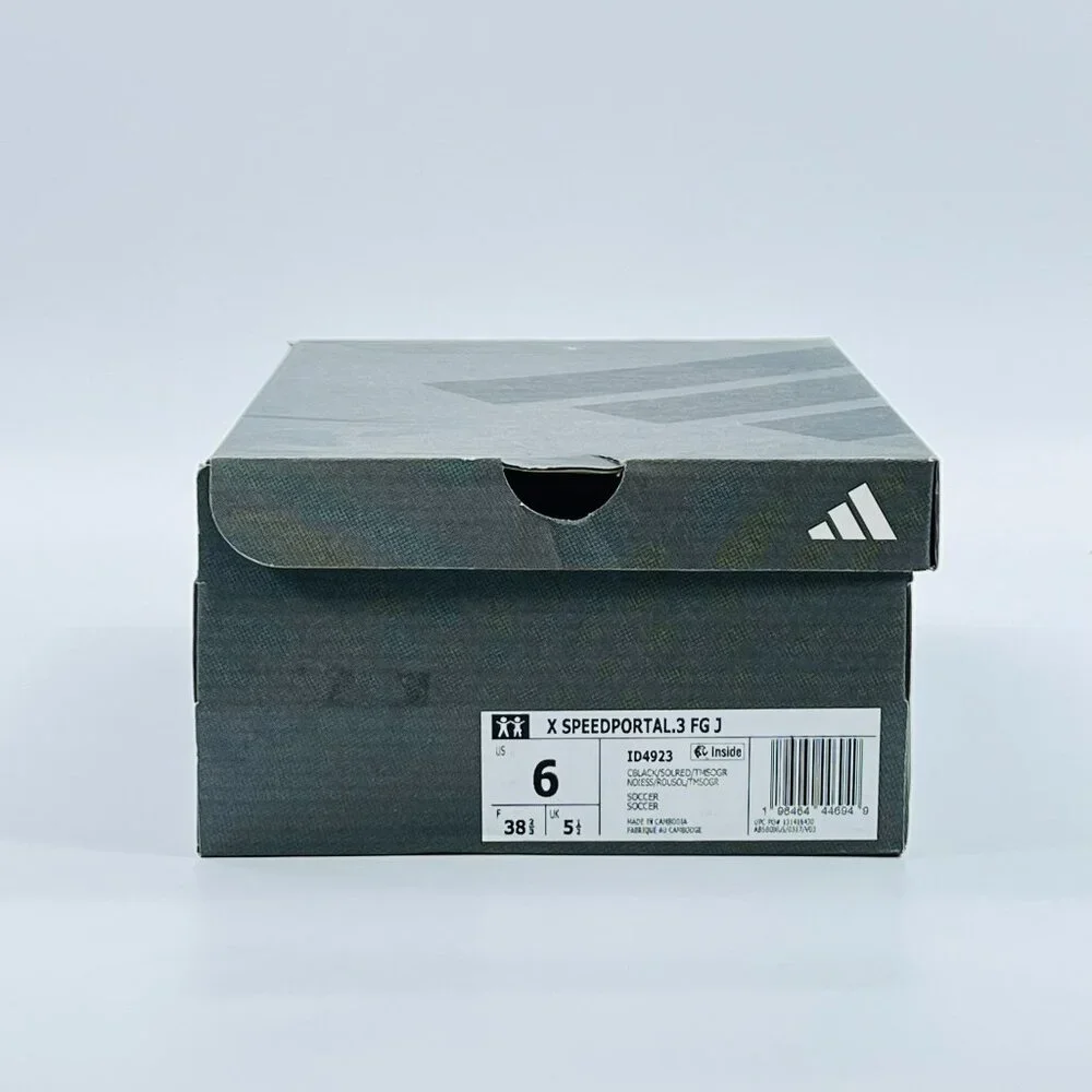 Adidas X Speedportal.3 FG J 'Black Solar Red' ID4923 Soccer Multi Size